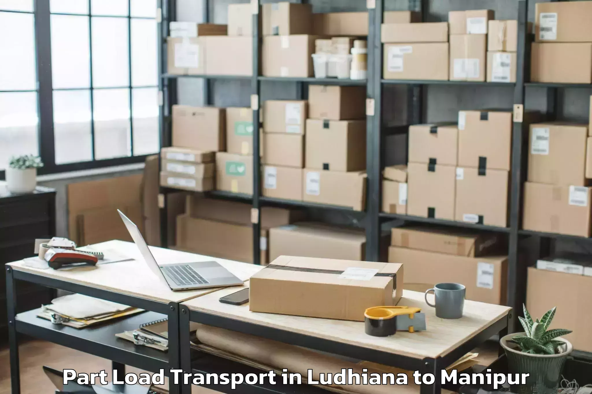 Book Your Ludhiana to Thoubal Part Load Transport Today